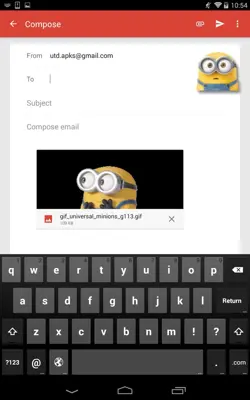 Minions Emoji android App screenshot 0