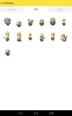 Minions Emoji android App screenshot 1