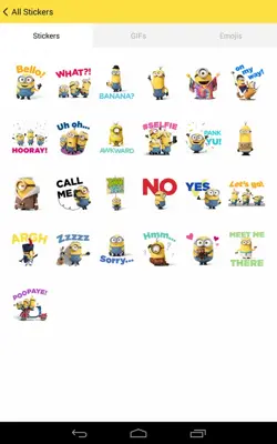 Minions Emoji android App screenshot 4