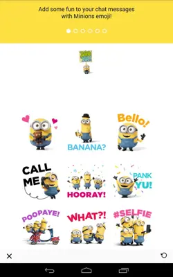 Minions Emoji android App screenshot 6